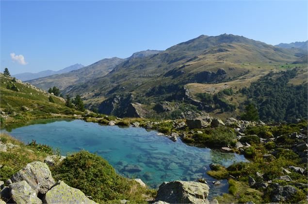 Lac vert en août - Mairie de Valmeinier