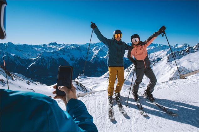 La photo souvenir à Orelle - Arthur Bertrand_Les 3 Vallées