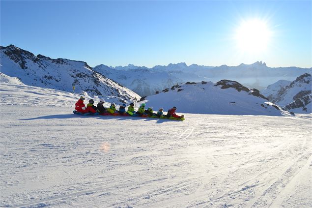 Descente entre amis en snake gliss - Arthur Bertrand_Les 3 Vallées