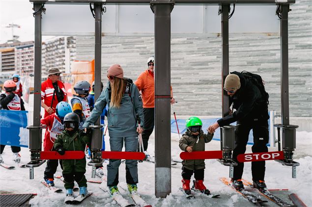 Espaces de ski débutants Rosset Tignes Le Lac - Gregoire Fauquenoi