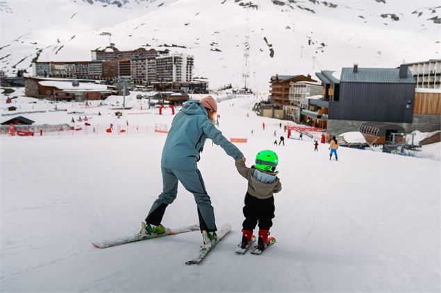 Espaces de ski débutants Rosset Tignes Le Lac - Gregoire Fauquenoi