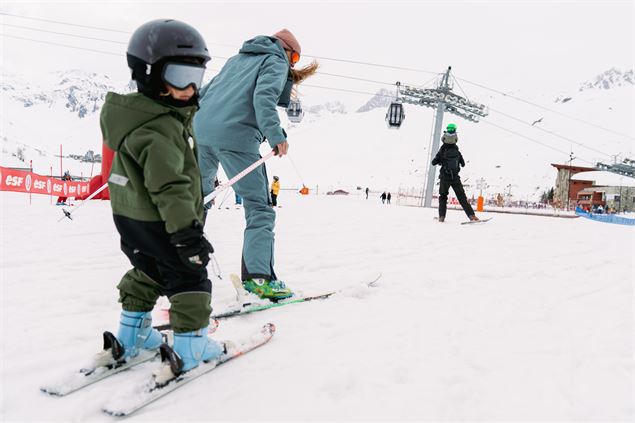 Espaces de ski débutants Rosset Tignes Le Lac - Gregoire Fauquenoi