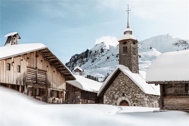 Chapelle du Chinaillon l'hiver - T.Shu