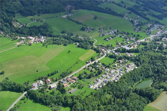 Habère-Lullin vue du ciel