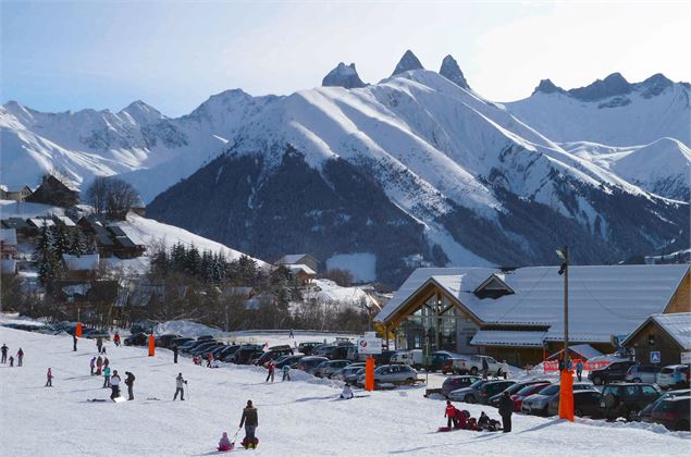 Les Aiguilles d'Arves en hiver