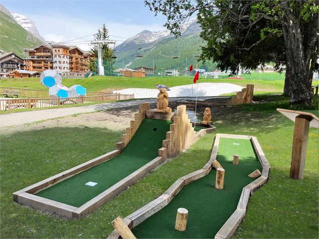 Deux parcours - Mini golf en été de Val d'Isère - Christophe Lavaut