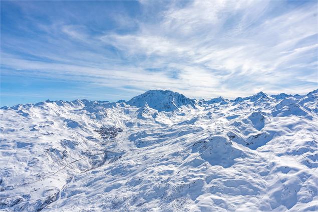 Vue sur le domaine skiable de Val Thorens - L.Brochot - OT Val Thorens