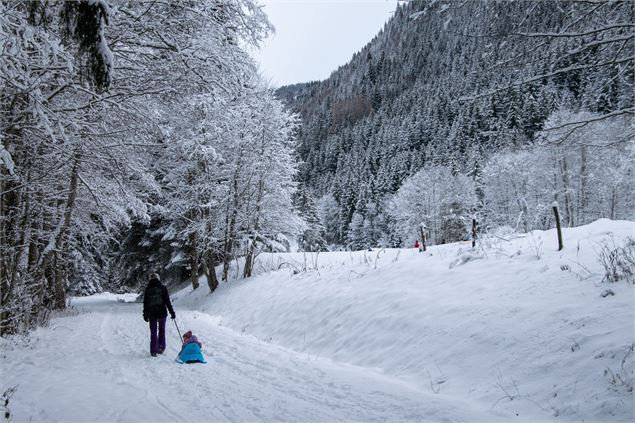 Le chemin du Praz - Les Contamines Tourisme