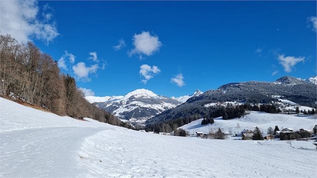 Le mont Lachat de Chatillon depuis Forgeassoud - OT Saint Jean de Sixt