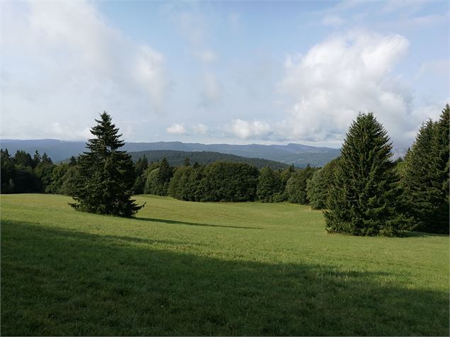 Vue de depuis les 5 chalets - @Daniel Gillet