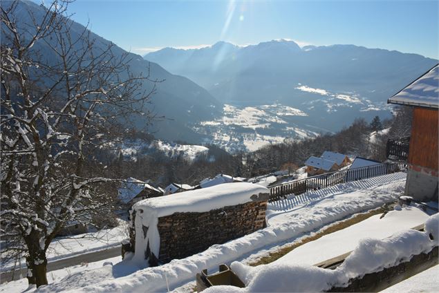 Montsapey en hiver - OT Porte de Maurienne