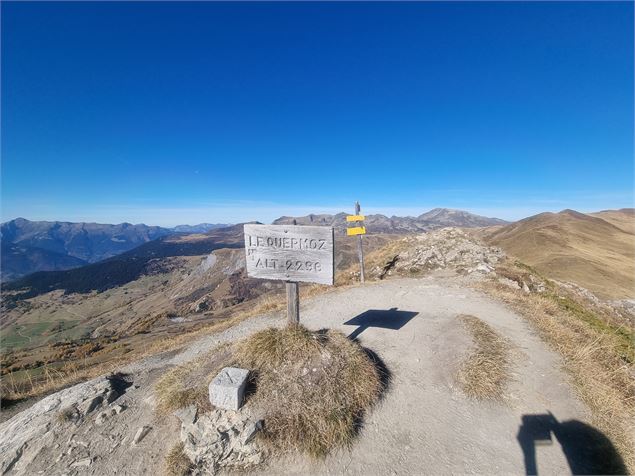 Sentier au départ de Hautecour - ©Coeur de Tarentaise Tourisme