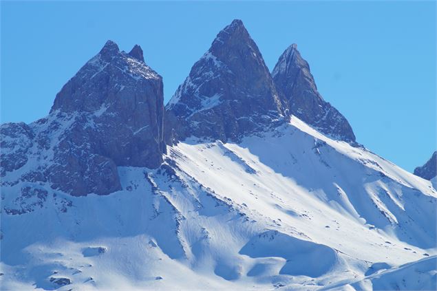 Aiguilles d'Arves enneigées - Paul Bonnet