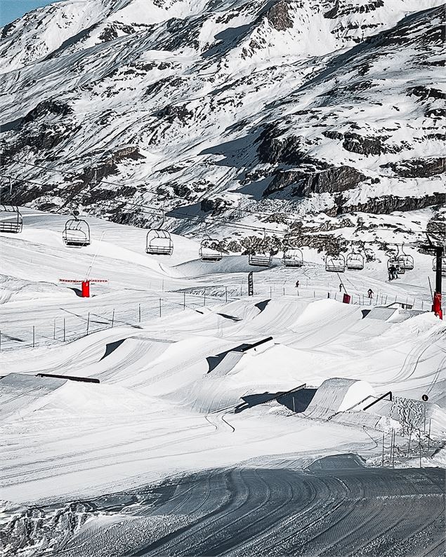 Snowpark de Val d'Isère hiver - Yann ALLEGRE