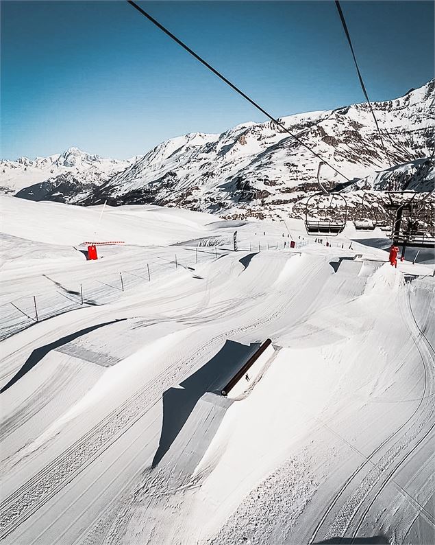 Snowpark de Val d'Isère hiver - Yann ALLEGRE