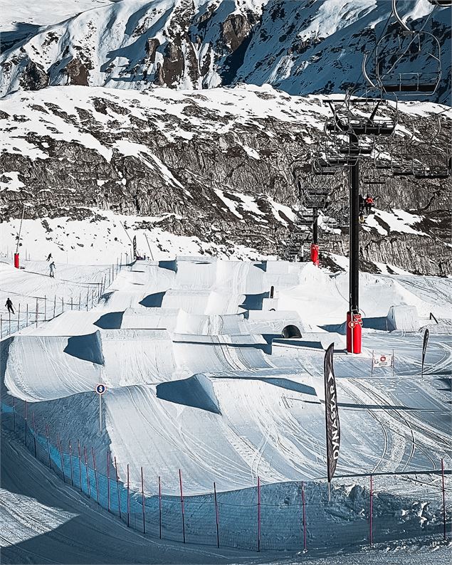 Snowpark de Val d'Isère hiver - Yann ALLEGRE