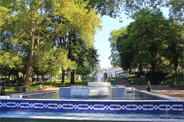 Fontaine marocaine - Direction de la communication de la Ville d'Aix-les-Bains