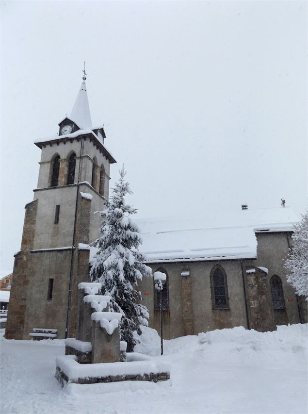 Eglise de CV Hiver - Mollier Jean-paul