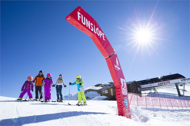 Funslope à l'arrivée de l'Arpette - OTMLC