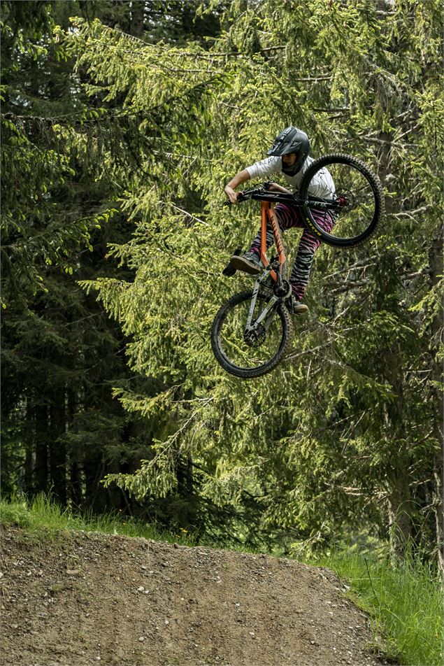 Piste VTT Vink Line partie inférieure -Bike Park de Châtel - L.Meyer - Châtel