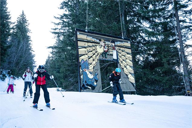 Piste ludique Belette - Fromage Abondance - L.Meyer - Châtel