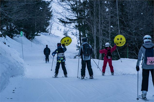 Piste ludique Belette - Fromage Abondance - L.Meyer - Châtel