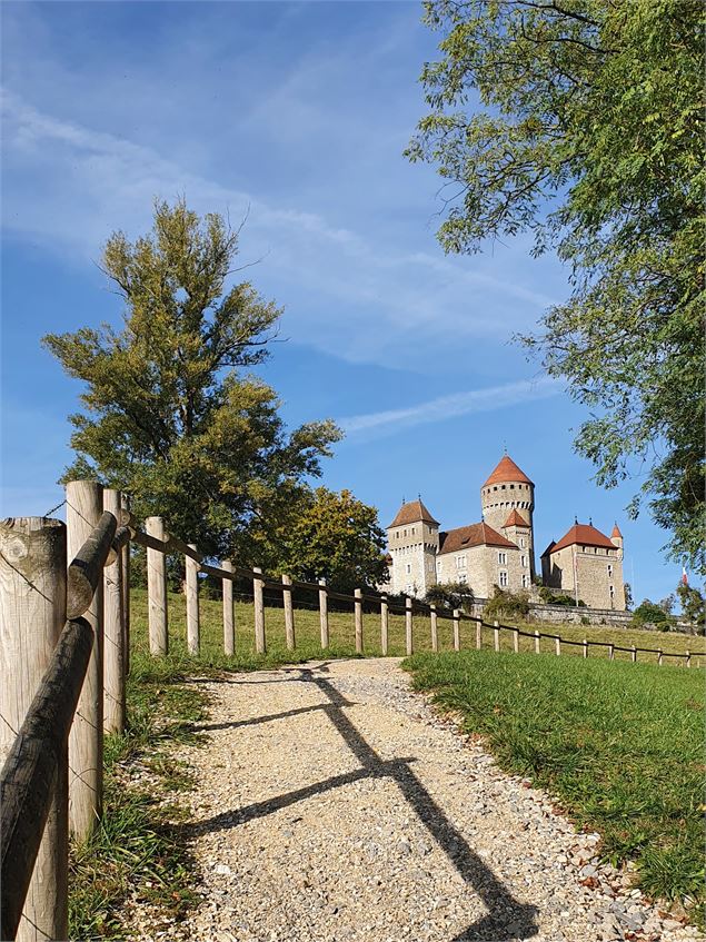 Sentier au bas du Domaine et Château de Montrottier - Alter Alpa Tourisme