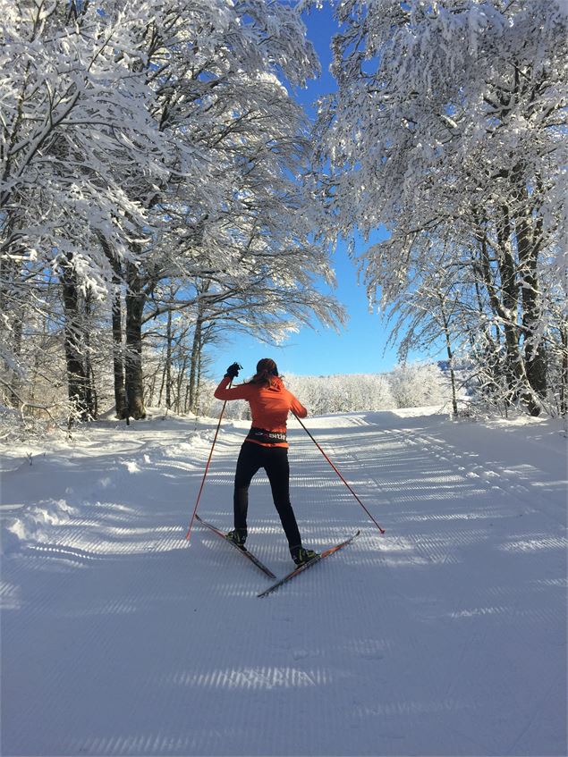 Pistes de ski de fond du Plateau de Retord - Office de Tourisme Bugey Sud Grand Colombier