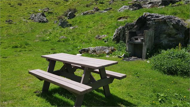 Table du pique aux Bauches avec barbecue - OTMLC