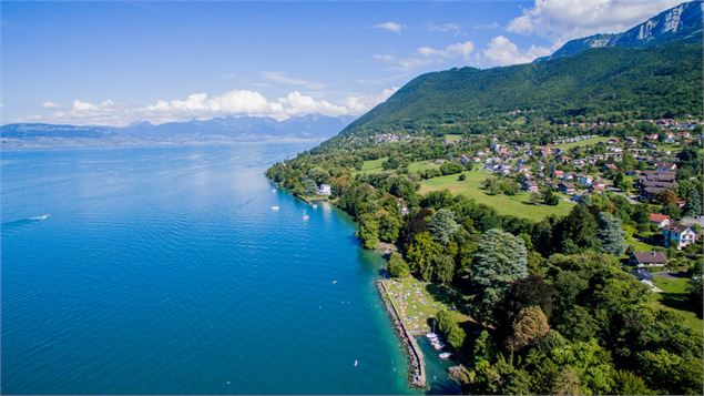 Vue sur les plages de Lugrin - OTPEVA