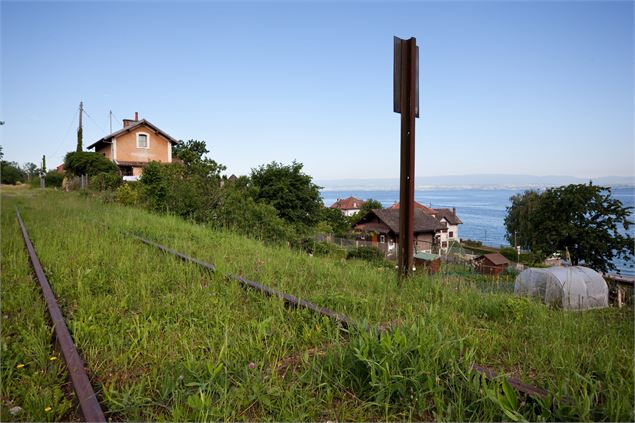 vue sur le village - Gare de Maxilly - CCPEVA