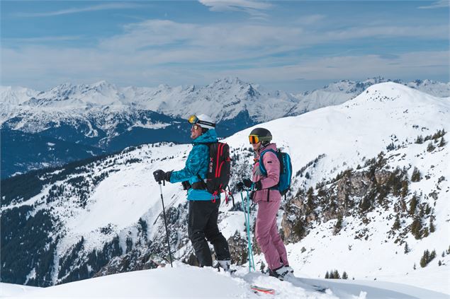 Belle vue sur nos montagnes enneigées - La Plagne