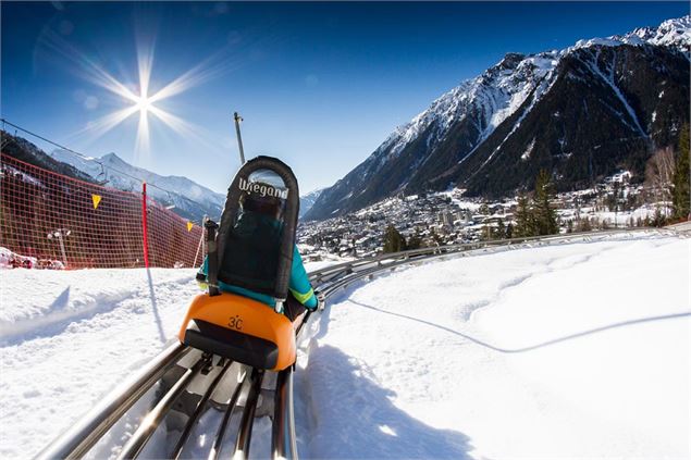 La luge en hiver aux Planards - pierre raphoz