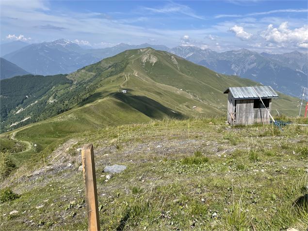 Paysage entre la Tête de Bellard et le Col Marolay - Office de Tourisme de la Toussuire