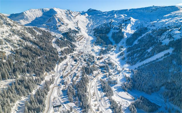 Vue d'ensemble de la station - OT Flaine-Candice Genard