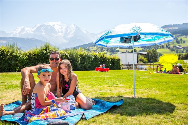 plan d'eau famille - OT Combloux