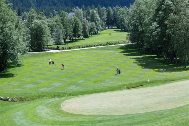 golf de chamonix trou 1 - golf de chamonix