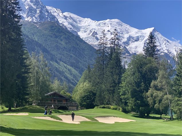 Arrivée Club House - golf de chamonix