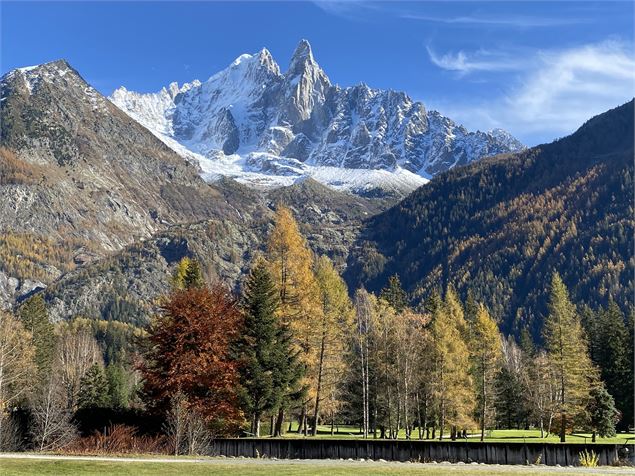 Les Drus Trou 4 - golf de chamonix