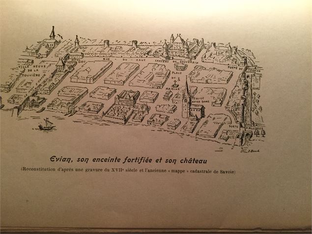 Enceinte fortifiée et château - Evian Tourisme_Benjamin Delerue