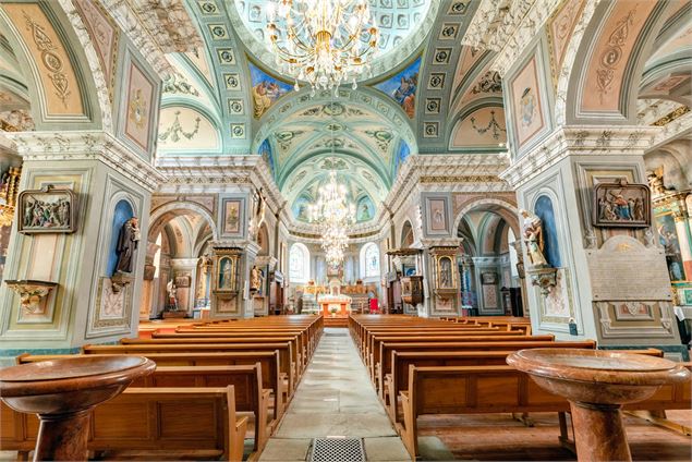 Intérieur de l'église baroque - Jean François Durand