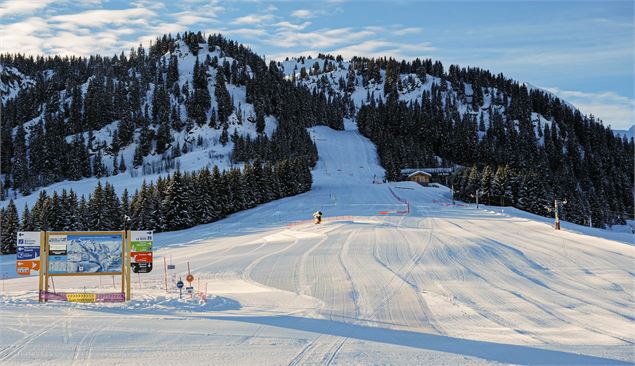 Pistes damées du plateau du Cuvy - OTAB_F.Chamiot