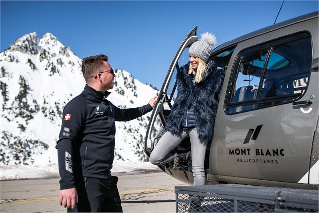 Vol en hélicoptère Megève - Mont Blanc Hélicoptère