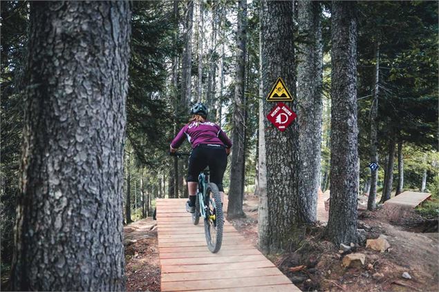 Piste de descente VTT de La Ferriaz