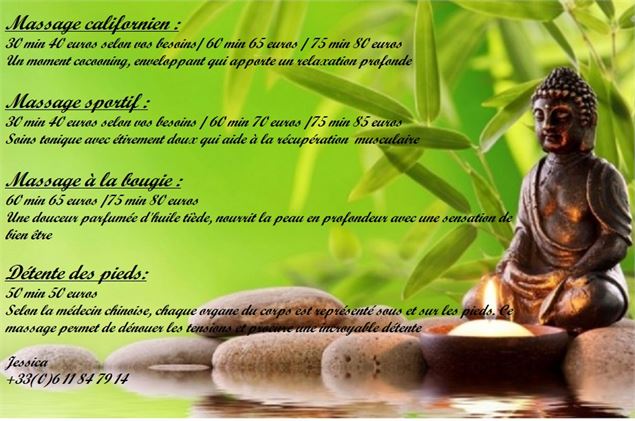 Liste des massages au Châtel Tonic Club - Châtel Tonic Club