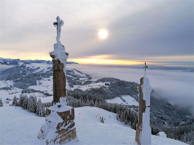 Pointe de Miribel en hiver - M&B Tourisme