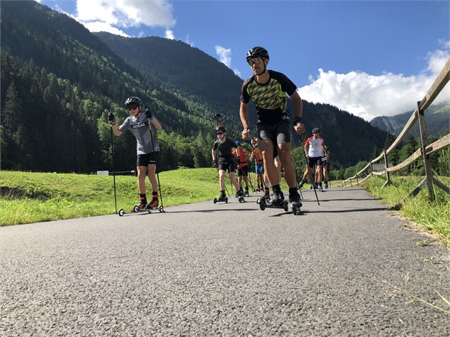 Ski roue avec Alpinum aux Contamines Montjoie - Les Contamines Tourisme