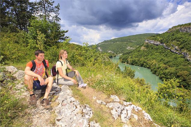 Vue panoramique sur le Défilé de Pierre Châtel - Scalp foto Pascal Gombert