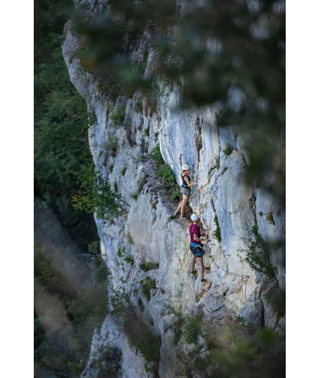 Via ferrata à Hostiaz - Equilibre Vertical