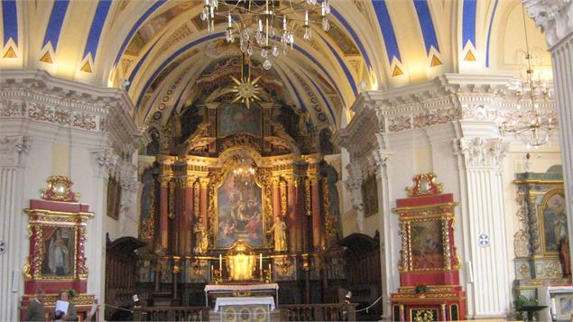 Intérieur de l'Eglise de St Nicolas de Véroce - Ot Combloux